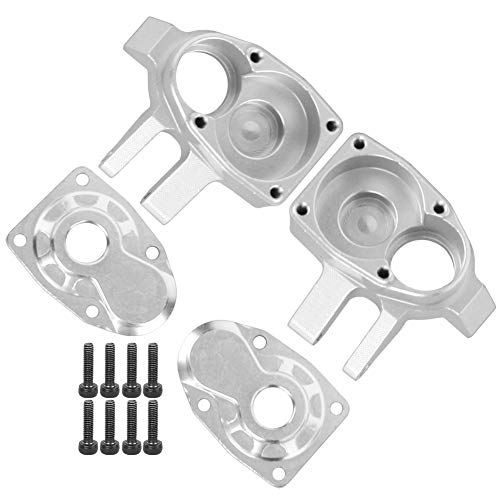 Coque de direction Axial Capra en alliage d'aluminium argenté VGEBY pour essieu avant de voiture RC