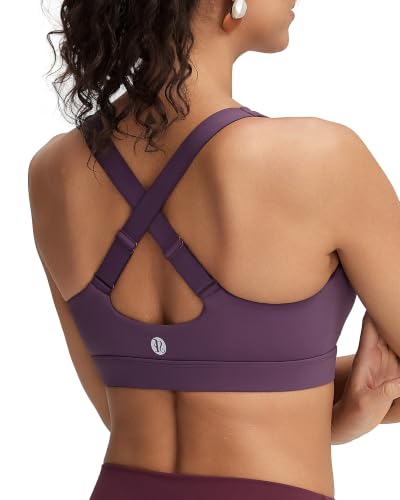 Image of RUNNING GIRL High Impact Sports Bras for Women, Adjustable Straps Bra High Support Workout Bra with Sewn in Pads