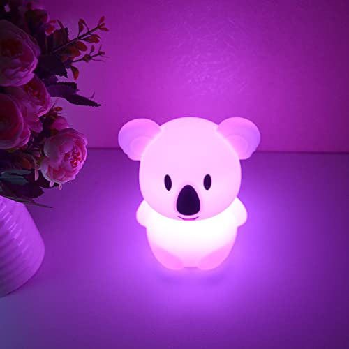 Lámpara nocturna de mesa infantil con cambio de colores USB miniatura 4