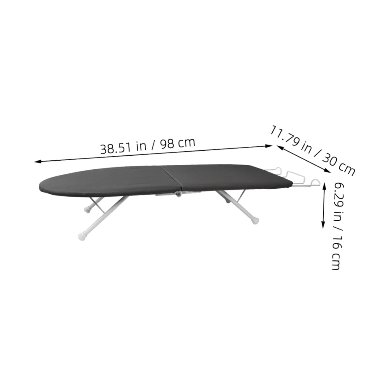 Ciieeo Tabla de Planchar Plegable para Ropa Mini Soporte Estable y Fácil Transporte para Hogar