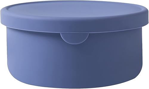 Miniatura 1 de ROMERAN Recipientes de silicona de 24 onzas, cuenco de silicona con tapa, irrompible, antideslizante, sin BPA, herméticos, aptos para microondas,