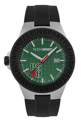 Montre Plein Sport Vortex pour homme avec bracelet en silicone noir