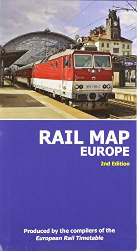 Rail Map of Europe: 2nd Edition