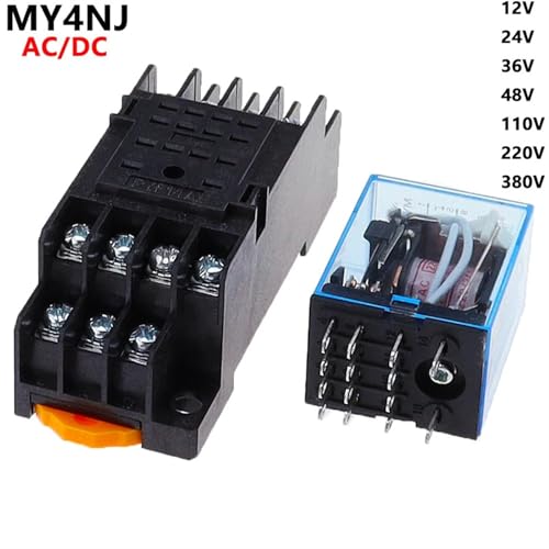 Relé con base modular MY4 de 14 pines que soluciona fallos de espacio en cuadros 6