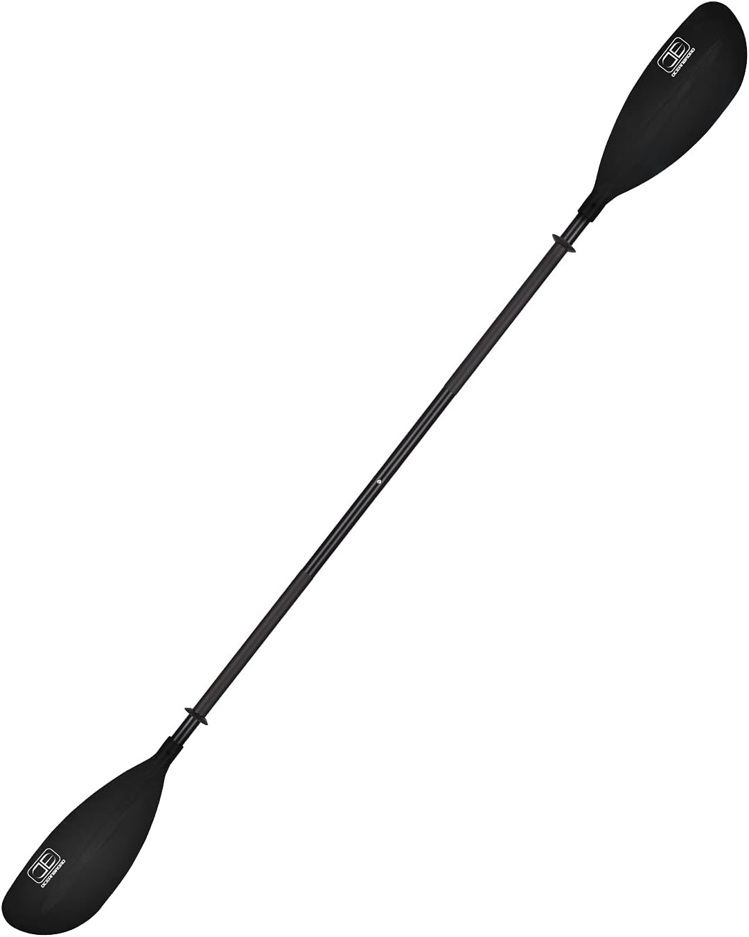 OCEANBROAD Kayak Paddle Fixed 90in/230CM Kayaking Oar with Paddle Leash 1 Paddle, Black : Sports & Outdoors