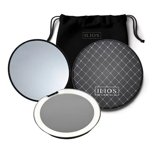 Ilios Lighting LED Compact Mirror with Light...