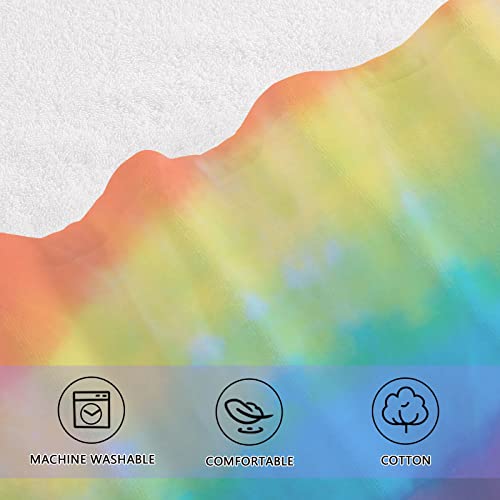 Innewgogo Swirl Tie Dye Cotton Towel Set Bath Towel Hand Towel Set 2 Piece Shower Towels Super Absorbent Bathroom Towels 100% Cotton Quick Dry Gym Towels For Hotel Gym Beach #TOP3