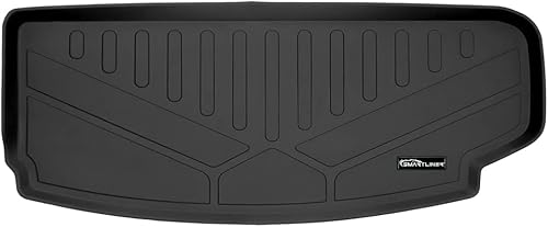 Miniatura 3 de SMARTLINER Forro de carga negro para todo tipo de clima, detrás de la tercera fila, compatible con Jeep Grand Cherokee L 2021-2023 (solo compatible