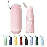 TIME LOVER Compact Travel Sun & Rain Umbrella Windproof Portable Mini Folding Umbrella for Girls...
