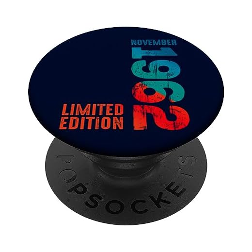 1962 Edición limitada 1962 noviembre 1962 Año 1962 Retro 1962 PopSockets PopGrip Intercambiable