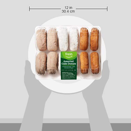 Fresh Brand – Assorted Cake Donuts, 24 oz (12 ct)