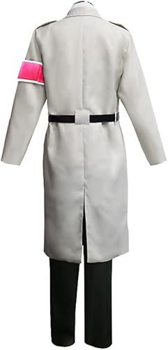 Miniatura 3 de Attack on Titan Temporada 4 Cosplay Marley Uniforme Militar Conjuntos de Anime Halloween Fiesta