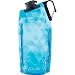 Platypus DuoLock SoftBottle Collapsible Water Bottle, Blue Prisms, 1.0-Liter