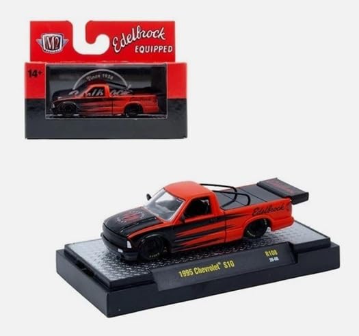 M2マシーン ウォルマート限定 - 1995 シボレー S10 M2 Machines Auto-Thentics Edelbrock 1995 Chevy S10 in Red and