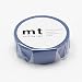 MT Solids Washi Paper Masking Tape, 3/5" x 33', Ruri, Lapis (MT01P197)