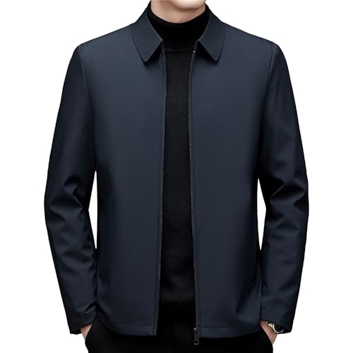 Veste chaude en coton pour homme d'âge moyen blouson d'hiver décontracté extérieur