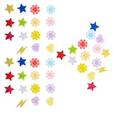 BESPORTBLE 120個 自転車スポークビーズクリップ 彩色子供用自転車アクセサリー 夜光デコレーション マウンテンバイク用 スポーク装飾品