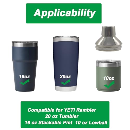 Yeti Rambler 20 oz Tumbler Cocktail Shaker Lids Stainless Steel Replacement Suitable for Camping Outdoors
Cocktail Shak