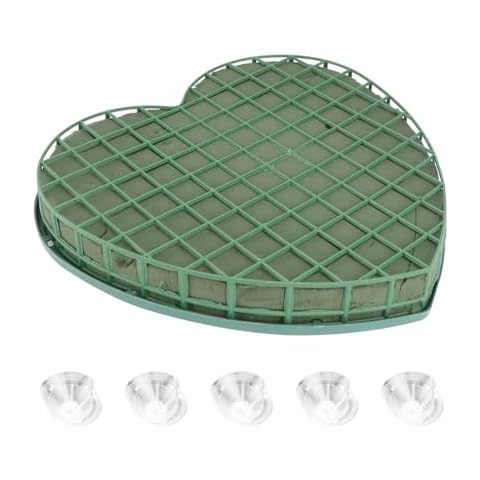 SEWACC Heart Shaped Floral Foam Blocks Cover