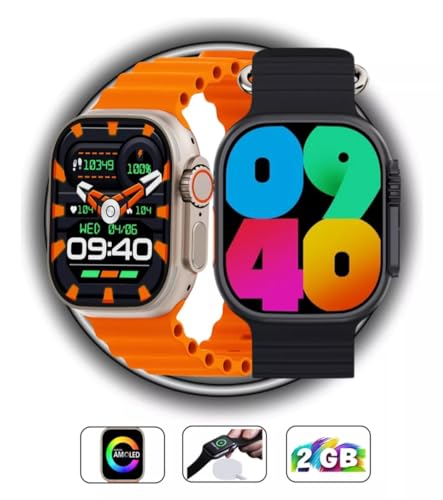 Smartwatch Ultra plus Amoled 49mm (preto)