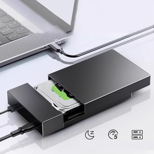 Caja externa portátil para discos duros 2.5/3.5 USB 3.0 SATA3.0 miniatura 5
