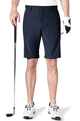 aoli ray Homme Golf Short Imperméable Léger Extensible Pantalon Court avec 4 Poches Navy 32 Taille