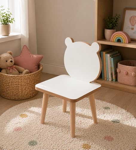 Montessori Çocuk Aktivite Masası Çalışma Masası; Ahşap Oyun Boyama Etkinlik Alanı, Unisex Çocuk Odası için (sadece sandalye)