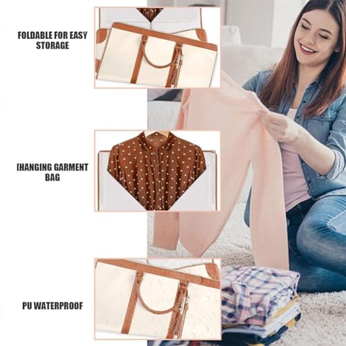 Bolsa de ropa plegable y multifunción con diseño impermeable para trajes 8