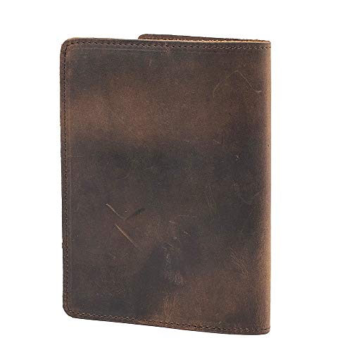 RFID Blocking Crazy Horse Passport Holder