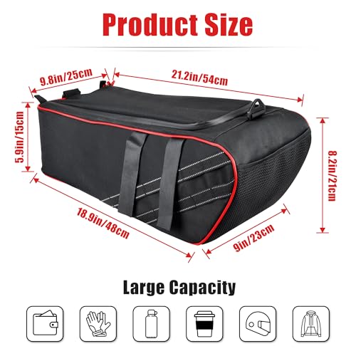 Bolsa Organizadora Bajo Asiento para Scooter Ruckus Roja miniatura 4