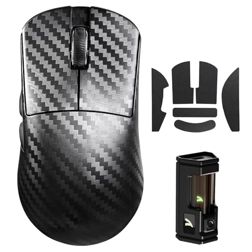 Image of ATTACK SHARK R11 Ultra 8K Carbon Fiber Wireless Gaming Mouse, Wave&Tape | PAW3950 MAX Sensor,49g Ultra-Lightweight,Nordic 52840 MCU Chip,42K DPI,Wired /BT /2.4GHz Wireless Programmable Mice for PC /Mac