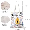 FOTAP Singer Album Inspired Tote Bag Song Lyrics Music Fans Gift Guitar Pick Shoulder Grocery Bag Singer Concert Tour Merch (LEAGUE UK2) #2
