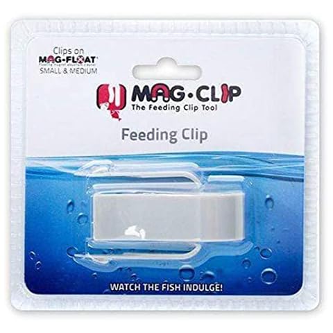 Mag-Float Mag Clip Algae Scraper Feeding Clip Attachement 030 & 125 Small & Medium | Glass Aquarium Cleaning Attachment Cover
