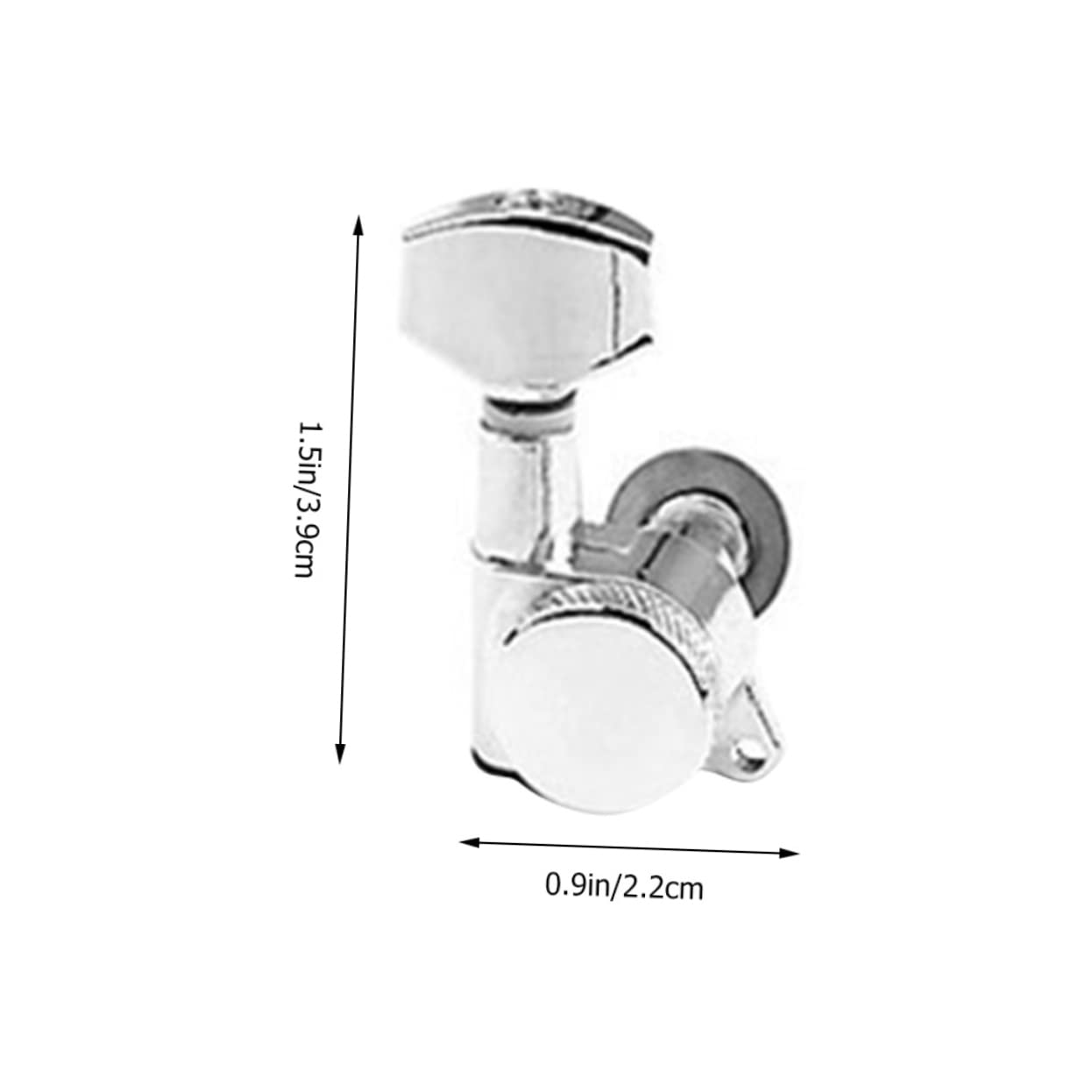 HEMOTON Guitar Tuning Pegs Vintage Closed String Tuning Keys Guitar Head Pegs Accessory Kit