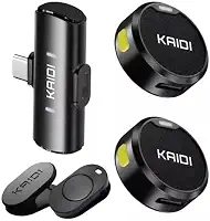 Microfone Sem Fio Duplo Lapela Celular Para Tipo-c, Microfone de lapela profissional sem fio, 2 mini microfones sem fio com cancelamento de ruído (TIPO-C)