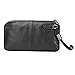 Leder-Clutch-Geldbörse, lange Geldbörse für Männer, Telefon-Organizer, Handgelenk-Geldbeutel, Business-Reisen, lässige Handtasche, schwarz