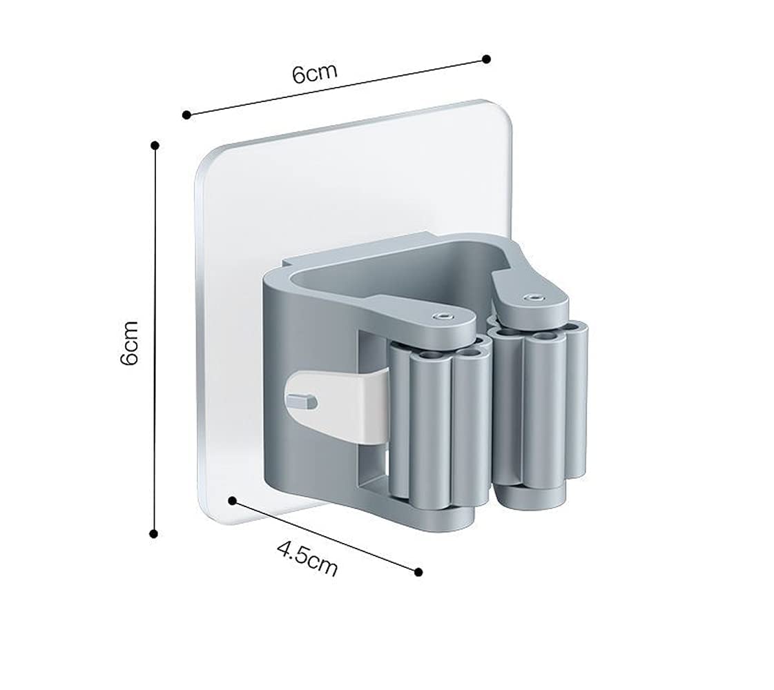 4 Stück Besenhalter Selbstklebend - Wandmontage Ohne Bohren Für Besen & Schaufeln