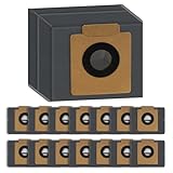 (15個) X10 Pro Omni 交換用ダストバッグ Eufy X10 Pro Omni、Clean X8 Pro ロボット掃除機用、キャニスターバッグ、活性炭フィルターバッグ、使い捨て掃除機ダストバッグアクセサリーパーツ