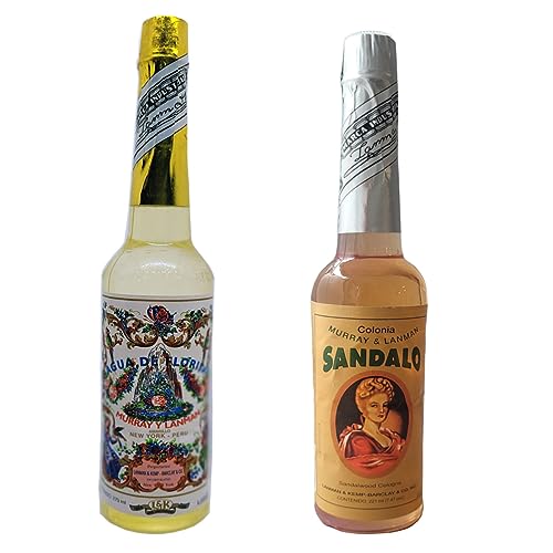 BOEMY Pack de 1 Agua de Sándalo + 1 Agua Florida Peruana | Set...