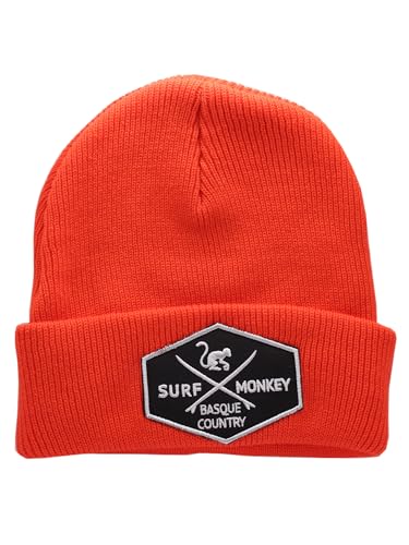 Toppa ricamata Surf Monkey sul bordo rovesciato
