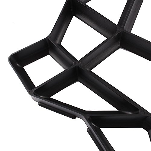 Estink Gehweg Form Betonform Schalungsform Betonpflaster Pflasterform Gießform Wiederverwendbare Garten Schablone 43x43x4cm
