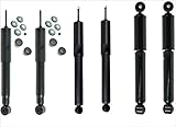 DTA 40602 Full Set of 6 Shocks Quad Shock System Compatible With Ford Bronco 1984-1996; F150 4WD 1980-1989. 4 For Front and 2 Rear