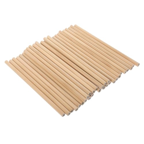 Lápices de madera Hb redondos 30 piezas Abaodam miniatura 1