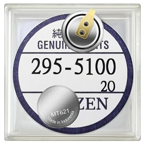 Yingsholdia 295-51 Battery | (2025 New Upgrade) Rechargeable Battery for Citizen Eco-Drive Watch | Model 295-5100 MT621 Compatible with BP10 E000 E001 E010 E011
