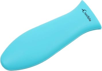 Crucible Cookware Silicone Hot Handle Holders (Large, Turquoise)