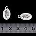 VIDRIO Pack of 80 Flat Best Friends Charms Pendants Silver Craft Supplies for Jewelry Making Tibetan Accessories for Bracelets Necklace DIY