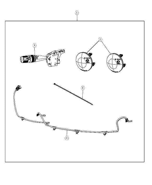 Mopar Lamp Front Fog - 68081399ab