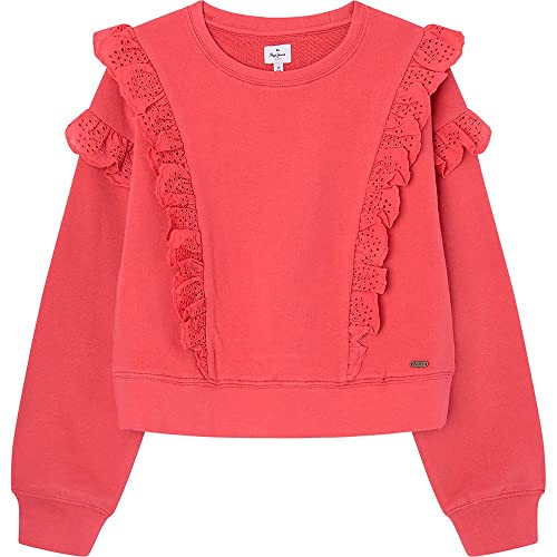 Sweat June Pepe Jeans 217 avec des finitions premium en coton Studio Red