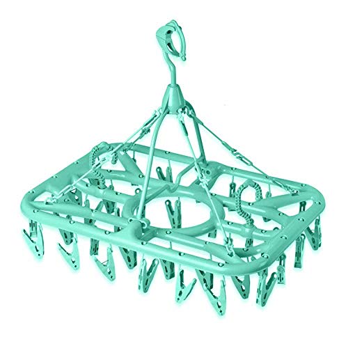 Varal De Teto Ou Apoio Com Gancho Multiuso Com 36 Prendedores