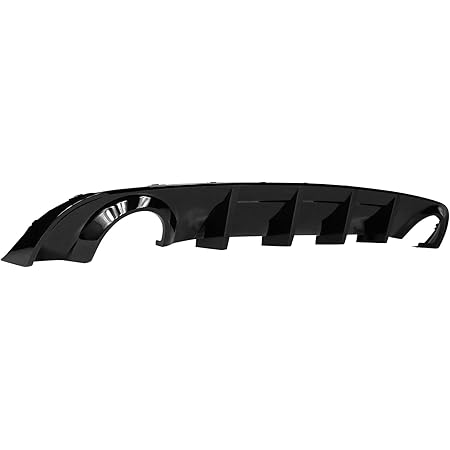 Rear Bumper Diffuser For Dodge Charger 2015-2022 - Matte Black PP Lip Splitter